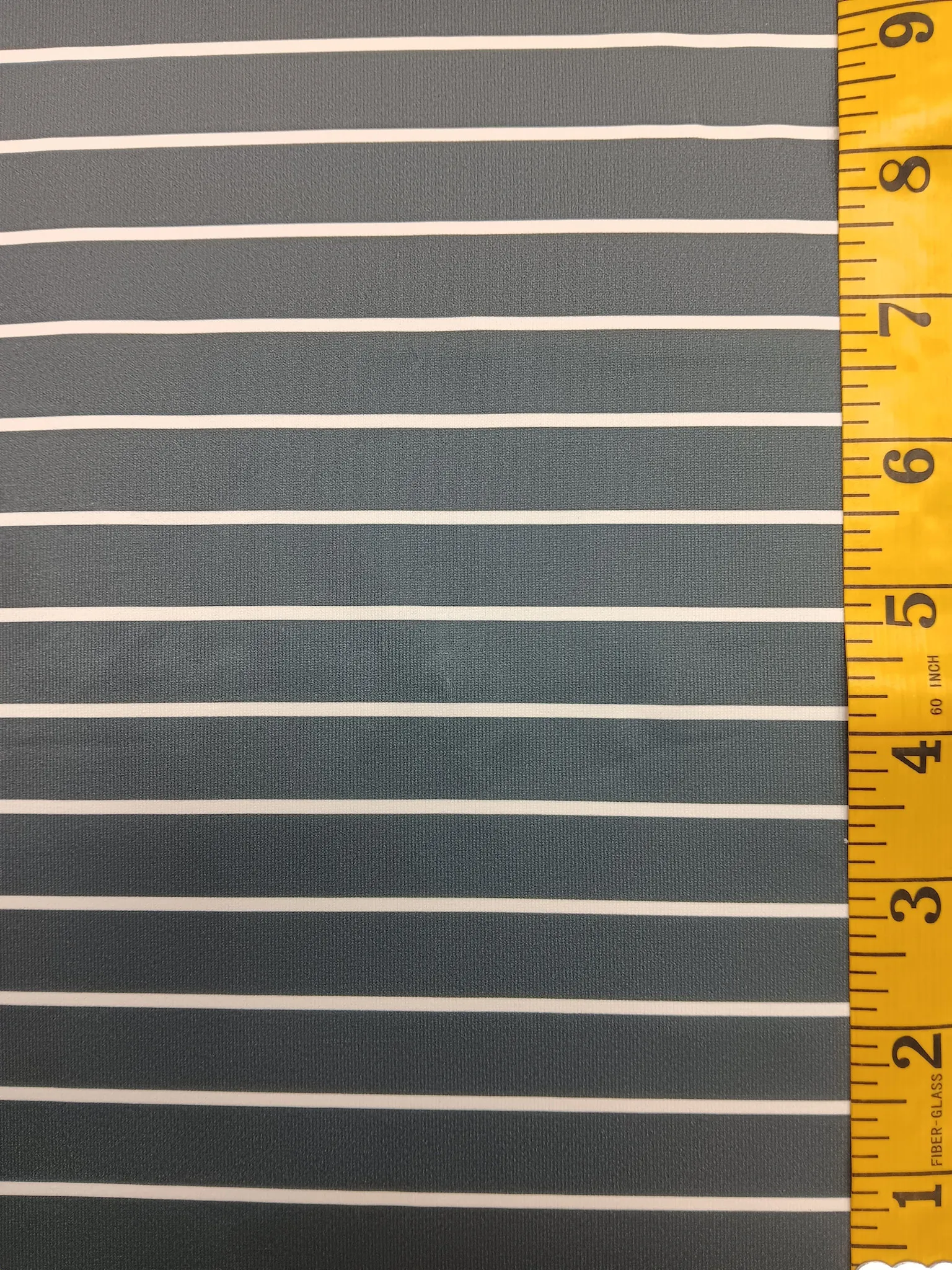 Yard of Shiloh Stripes-Navy Jersey Knit Fabric